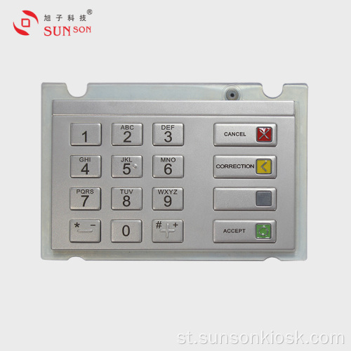 IP65 Encryption PIN pad bakeng sa Vending Machine